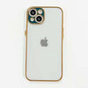 Gold Frame Shockproof Phone Case for Apple iPhone