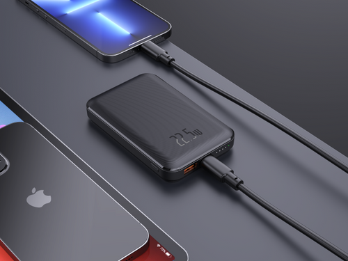 Power Bank Wireless 22.5 W PD Real 10000mah Battery Fast Charging Powerbank USB-C and USB