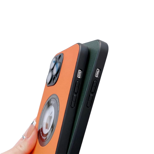 side view of two AMMAZE cases showing the volume buttons