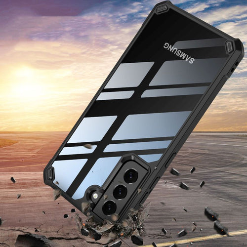 another view of a phone in the case being dropped and the case remains perfect intact protecting the phone