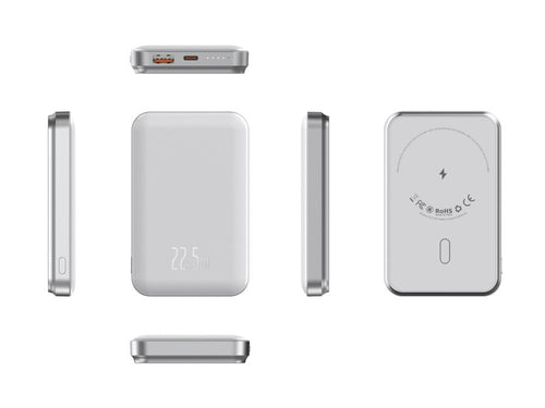 Power Bank Wireless 22.5 W PD Real 10000mah Battery Fast Charging Powerbank USB-C and USB