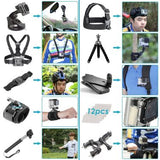 50in1 GO PRO 12 11 10 9 8 7 Accessories IRISH STOCK 50 in 1 Kit Great Quality - All in 1 Case GoPRO