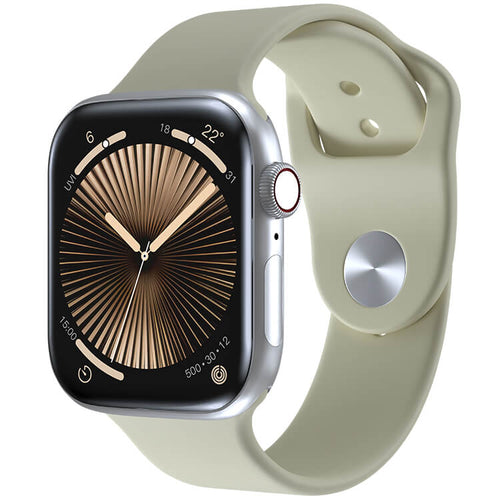 womans smart watch with elegance front clock display