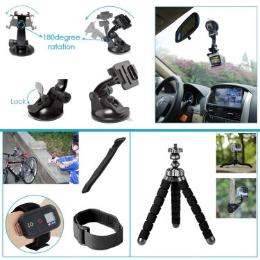 50in1 GOPRO Go Pro Camera 12 11 10 9 8 7 Accessories IRISH STOCK 50 in 1 Kit UNIVERSAL for all Go Pro / HERO Cameras