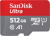 High Capacity Sandisk Micro SD CARDS with FREE ADAPTER