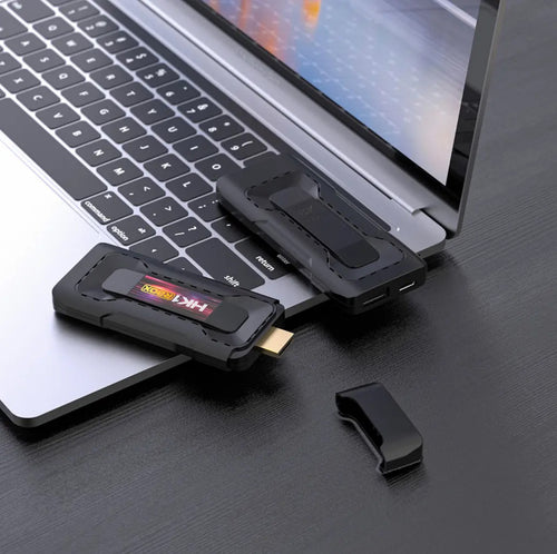 HK TV stick and a laptop