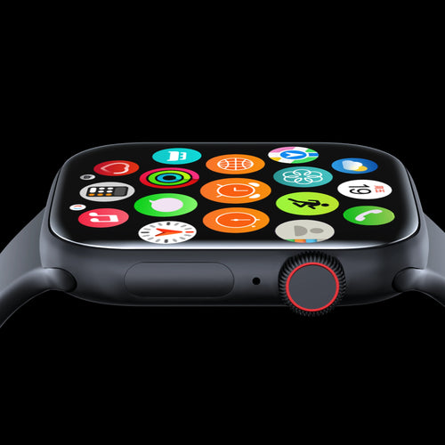 smart watch for woman showing available apps and display layout