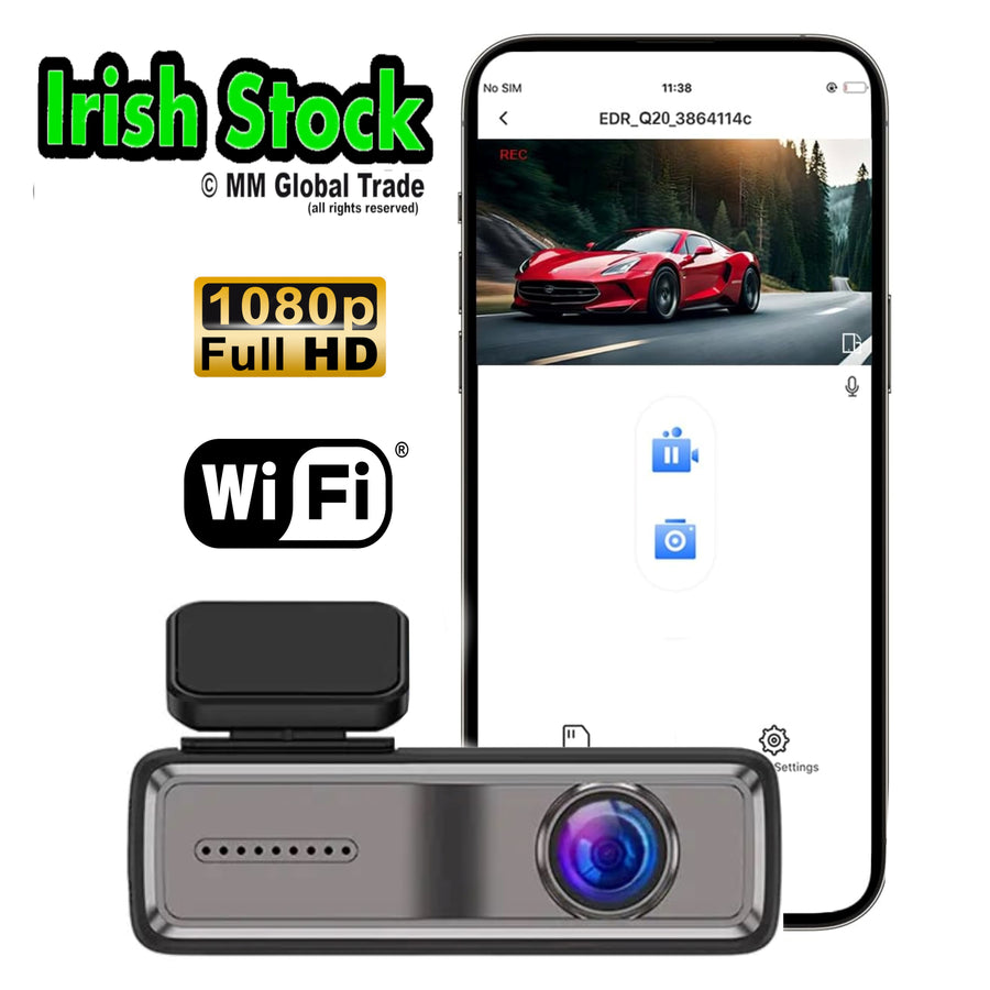 MINI Hidden Dash Cam With WIFI High Quality + FREE SD Card