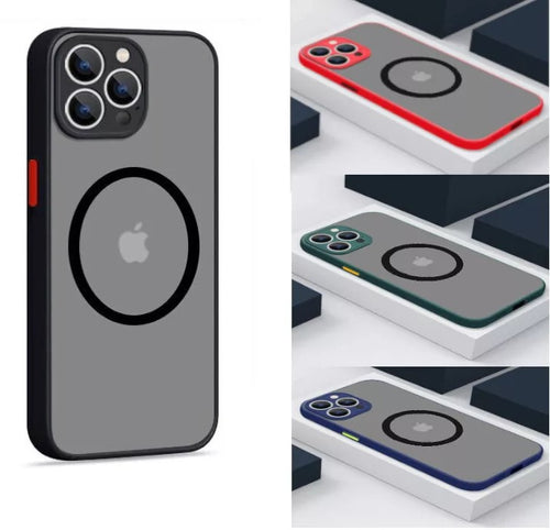 Magsafe Phone Case For Apple iPhone 15 14 13 12 11 XR 7 8 Pro Max Matte finish With Mag safe