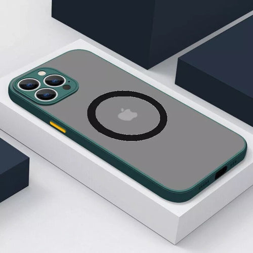 Magsafe Phone Case For Apple iPhone 15 14 13 12 11 XR 7 8 Pro Max Matte finish With Mag safe