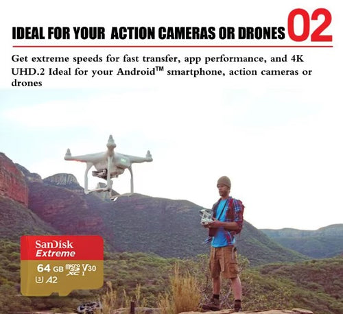 ideal for action camera or drones