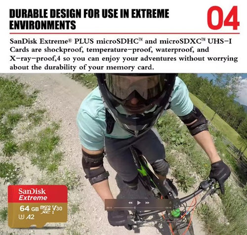 cards are shockproof, temerature proof and waterproof and x-ray proof. Perfect for outdoor adventures