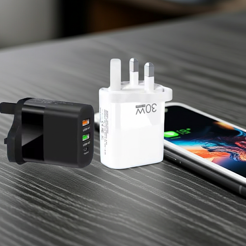 30W Wall Plug Charger FAST Charging Power Adapter
