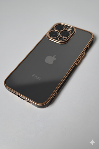 Gold Frame Shockproof Case for iPhone 13 12 11 Pro Max | Scratch and Drop Resistant Cover