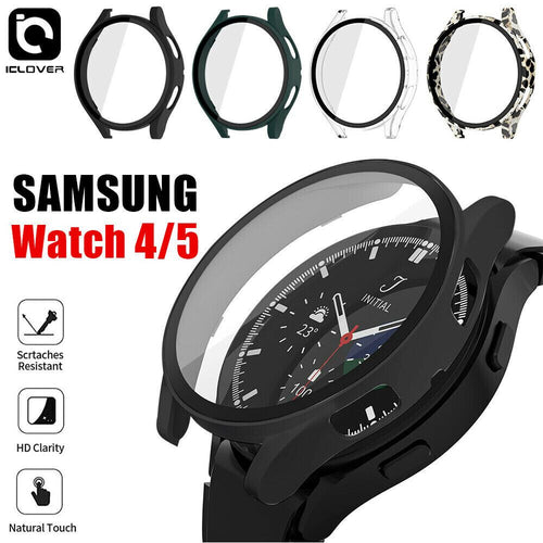 Protective case for Samsung Galaxy Watch 7 6 5 and 4 2in1 Case and Screen Protector 40mm 44mm
