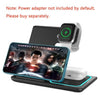 3in1 Wireless Station Dock FAST Charger For Apple iPhone & Android FOLDABLE