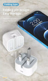IRISH STOCK - FAST CHARGING Wall PLUG CHARGER with FOLDABLE Pins